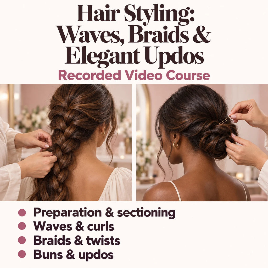 Hair Styling: Waves, Braids & Elegant Updos