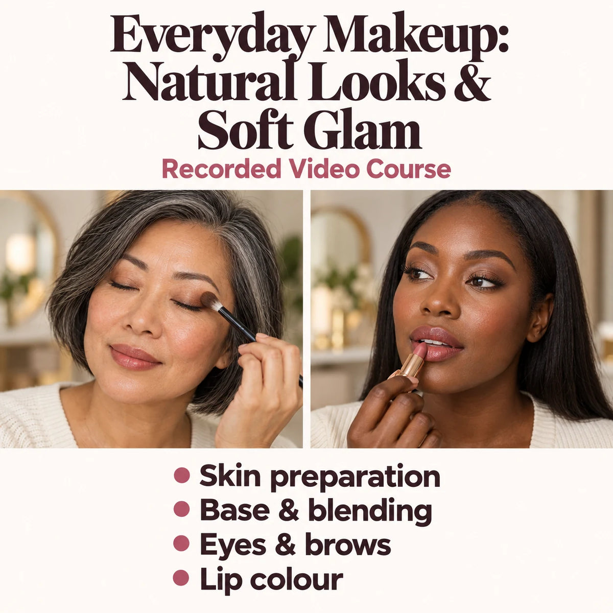 Everyday Makeup: Natural Looks & Soft Glam