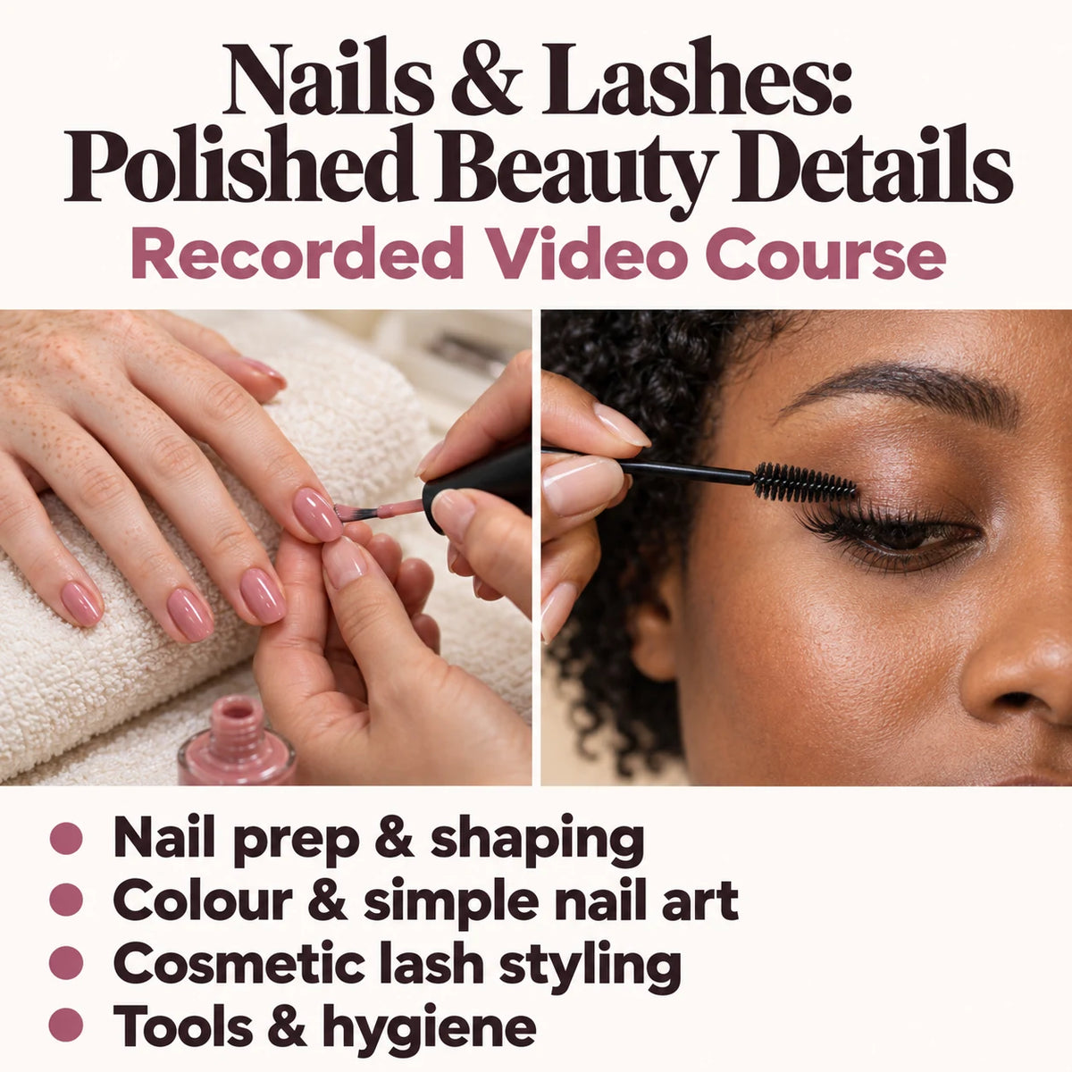 Nails & Lashes: Polished Beauty Details